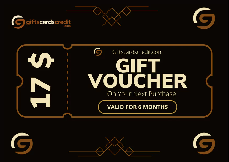 $17 Digital Gift Card Credit – Instant Delivery
