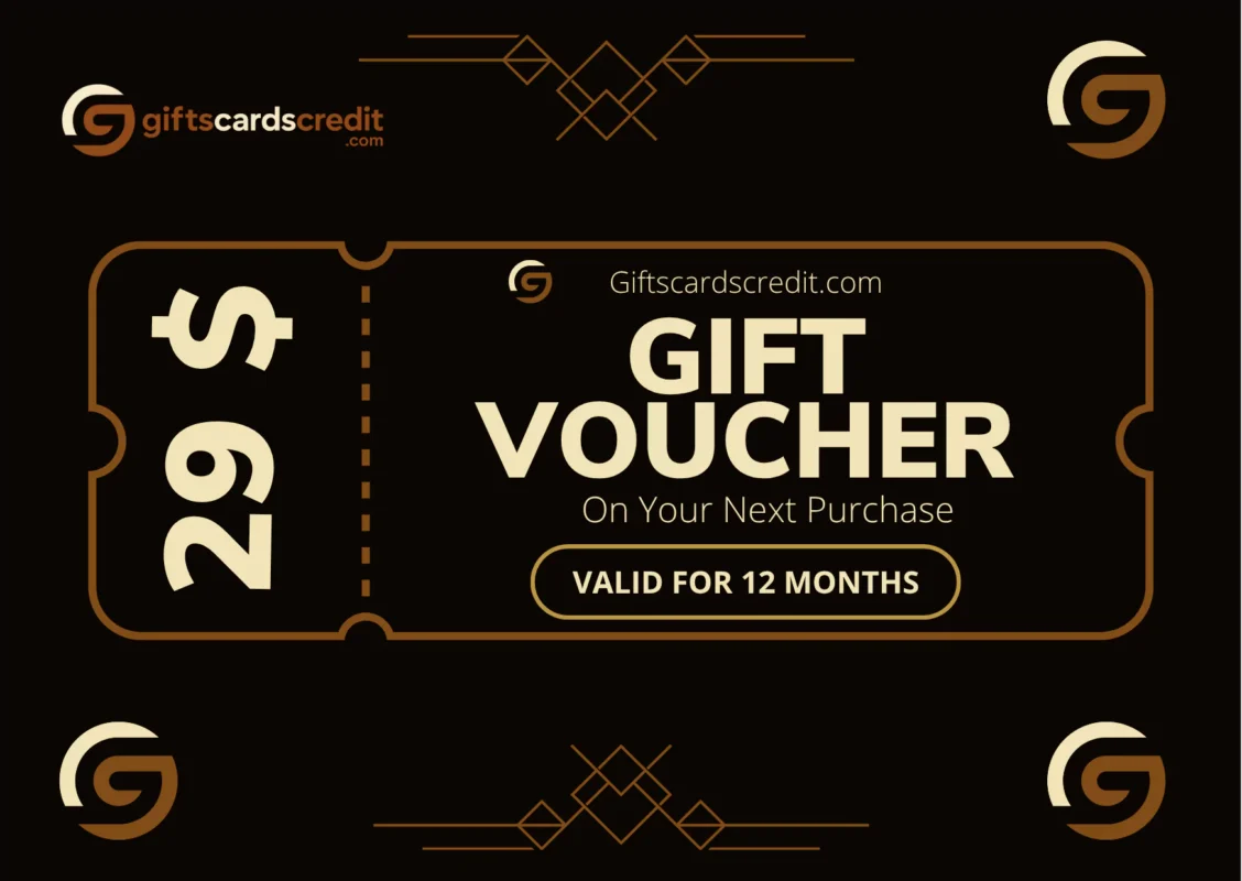 $29 Digital Gift Card Credit – Instant Delivery